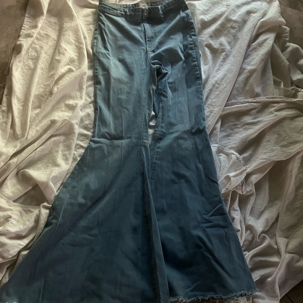 Flared Denim Jeans